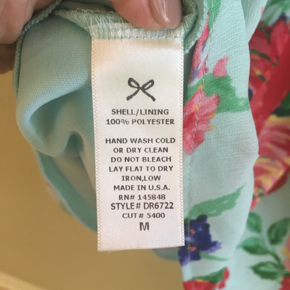 EVERLY Floral Print Bright High Neck Dress - Picture 8 of 10